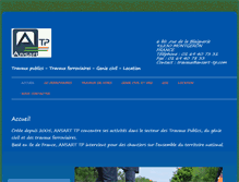 Tablet Screenshot of ansart-tp.com
